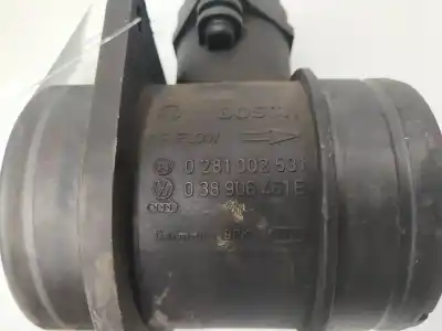 Peça sobressalente para automóvel em segunda mão medidor de massa de ar por seat leon (1p1) 1.9 tdi referências oem iam 038906461b