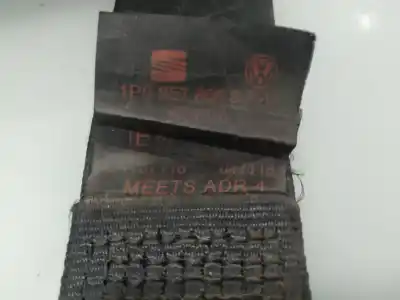 Peça sobressalente para automóvel em segunda mão cinto de segurança traseiro direito por seat leon (1p1) 1.9 tdi referências oem iam 1p0857806b