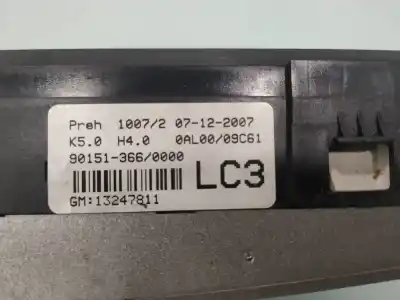 Second-hand car spare part climate control for opel astra h gtc (a04) 1.7 cdti (l08) oem iam references 13247811  
