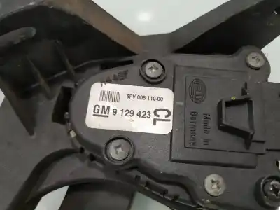 Second-hand car spare part accelerator pedal for opel combo corsa c oem iam references 9129423  