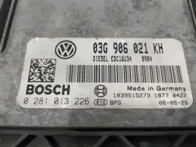 Recambio de automóvil de segunda mano de centralita motor uce para volkswagen golf v (1k1) (10.2003) bxe referencias oem iam 03g906021k 0281013226 
