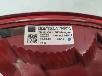 Second-hand car spare part LEFT TAILGATE LIGHT for AUDI A6 C6 AVANT (4F5)  OEM IAM references 4F5945095D  