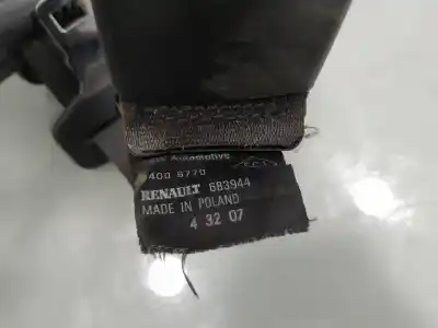 Second-hand car spare part central rear seat belt for renault clio iii authentique oem iam references 34006770