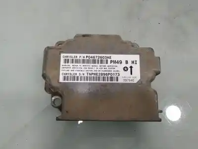 Second-hand car spare part airbag control unit for dodge caliber se oem iam references p04672603ae  