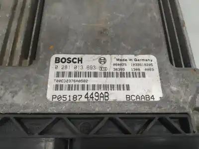 Tweedehands auto-onderdeel ecu motorcontroller voor dodge caliber se oem iam-referenties 0281013693  