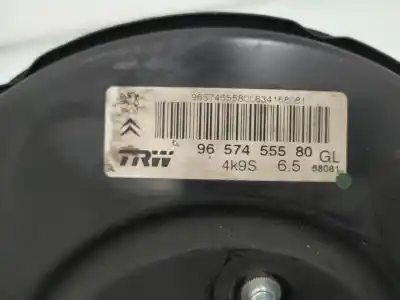 Автозапчастина б/у гальмівний серво для peugeot 207/207+ (wa_, wc_) 1.6 hdi посилання на oem iam 9657455580  