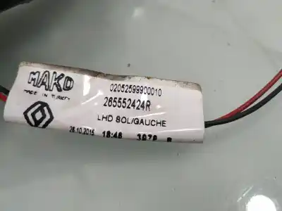 Peça sobressalente para automóvel em segunda mão farolim traseiro esquerdo por renault clio iv authentique referências oem iam 265552424r