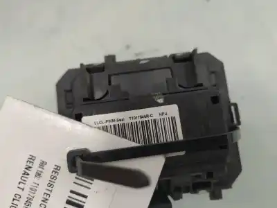 Peça sobressalente para automóvel em segunda mão resistência sofagem chauffage por renault clio iv authentique referências oem iam t1017845rc