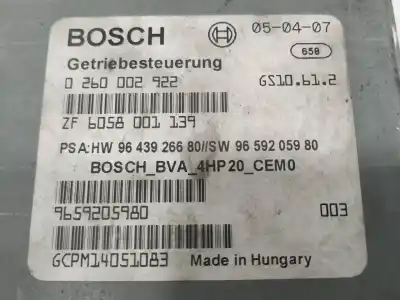 Peça sobressalente para automóvel em segunda mão unidade de controle automática da caixa de câmbio por citroen c5 berlina collection referências oem iam 9643926680