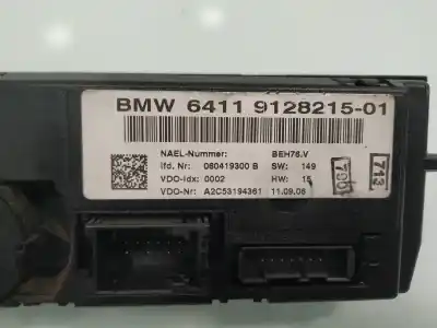 Peça sobressalente para automóvel em segunda mão comando de sofagem (chauffage / ar condicionado) por bmw serie 1 berlina (e81/e87) 118d referências oem iam 6411912821501
