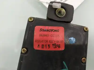 Second-hand car spare part rear right central locking system for ssangyong korando 2.3 diesel cat oem iam references 8684003101 Second-hand car spare part rear right central locking system for ssangyong korando 2.3 diesel cat oem iam references 8684003101