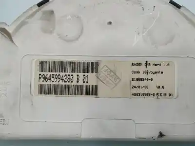 Автозапчастина б/у панель інструментів для citroen c3 i (fc_, fn_) 1.4 hdi посилання на oem iam p9645994280  