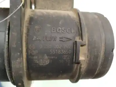 Pièce détachée automobile d'occasion DÉBITMÈTRE DE MASSE D'AIR pour FIAT DOBLO FURGONETA/MONOVOLUMEN (223_)  Références OEM IAM 0281002792  