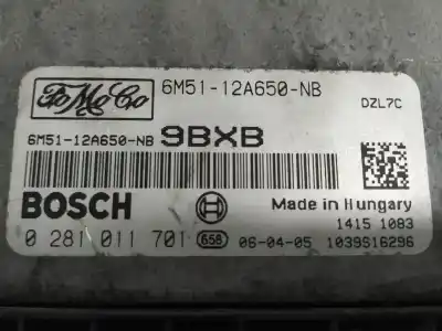 Second-hand car spare part ecu engine control for ford focus cmax cap 30 aniversario oem iam references 6m5112a650nb  