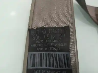 Peça sobressalente para automóvel em segunda mão cinto de segurança traseiro direito por volvo xc90 d5 executive geartronic (147 kw)(7 sitze) referências oem iam 606051221