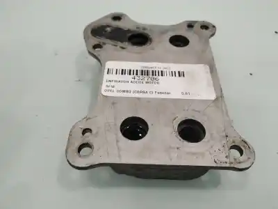 Second-hand car spare part engine oil cooler for opel combo familiar oem iam references   