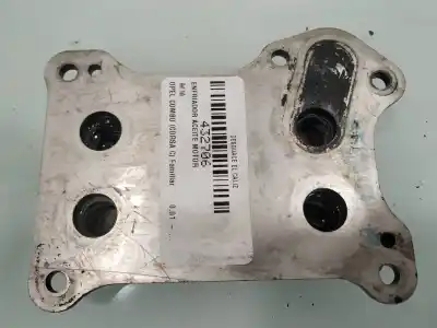Second-hand car spare part engine oil cooler for opel combo familiar oem iam references   