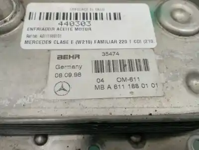 Автозапчасти б/у охладитель моторного масла за mercedes-benz clase e w210 familiar 220 t cdi 210.206 ссылки oem iam a6111880101