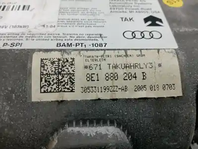 Автозапчастина б/у передня права подушка безопасности для audi a4 b7 (8ec) 2.0 tdi 16v посилання на oem iam 8e1880204b  