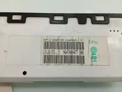 Tweedehands auto-onderdeel multifunctioneel display voor citroen c2 audace oem iam-referenties 9647409477  