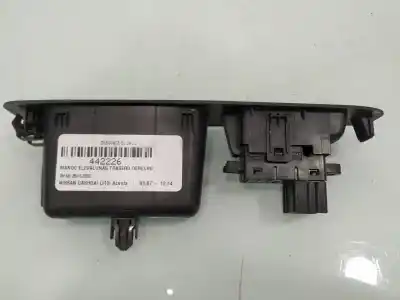 Second-hand car spare part rear right power window switch for nissan qashqai / qashqai +2 i (j10, nj10, jj10e) 1.5 dci oem iam references 25411jd000  