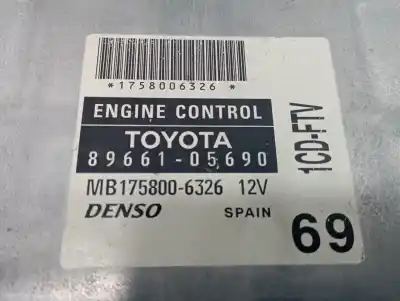 Second-hand car spare part ecu engine control for toyota avensis wagon (t25) 2.0 d-4d executive oem iam references 8966105690  