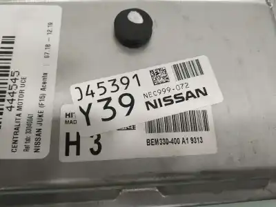 Peça sobressalente para automóvel em segunda mão centralina de motor uce por nissan juke (f15) acenta referências oem iam 330400a1