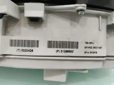 Pezzo di ricambio per auto di seconda mano PANNELLO DEGLI STRUMENTI per VOLVO V40  Riferimenti OEM IAM 769212810U  