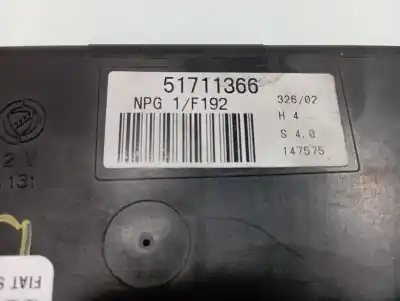 İkinci el araba yedek parçası elektronik modül için fiat stilo (192) 1.9 jtd / 1.9 jtd 115 active oem iam referansları 51711366  