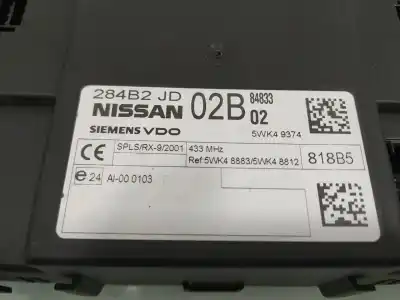 Автозапчасти б/у электронный модуль за nissan qashqai / qashqai +2 i (j10, nj10, jj10e) 1.5 dci ссылки oem iam 284b2jd02b02   Автозапчасти б/у электронный модуль за nissan qashqai / qashqai +2 i (j10, nj10, jj10e) 1.5 dci ссылки oem iam 284b2jd02b02