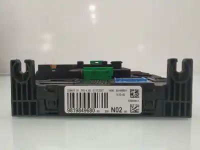 Second-hand car spare part fuse box unit for citroen celysée feel oem iam references 9819849680  