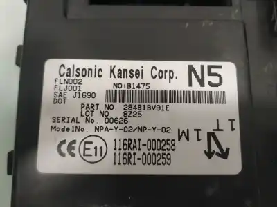 Peça sobressalente para automóvel em segunda mão módulo eletrônico por nissan juke (f15) acenta referências oem iam 116rai000258  