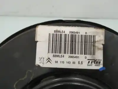 Tweedehands auto-onderdeel rem servo voor citroen celysée feel oem iam-referenties 9811514380