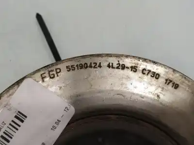 Peça sobressalente para automóvel em segunda mão polia do virabrequim por fiat stilo (192) 1.9 jtd / 1.9 jtd 115 active referências oem iam 55190424
