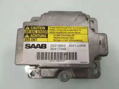 Автозапчастина б/у блок управління подушками безпеки для saab 93 2.2 tid посилання на oem iam 05018833  