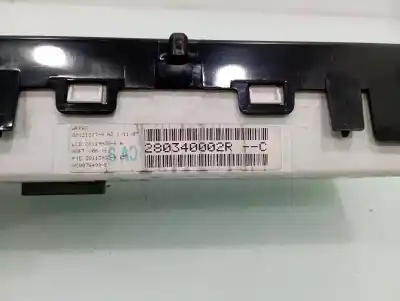 Second-hand car spare part multifunction display for renault laguna iii authentique oem iam references 280340002rc  