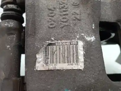 Автозапчастина б/у передній правий гальмівний супорт для peugeot 207/207+ (wa_, wc_) 1.4 hdi посилання на oem iam 9683840180