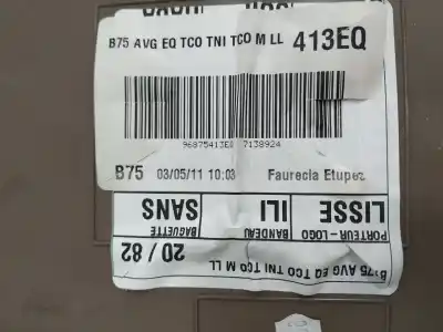 Автозапчасти б/у обивка левой передней двери за citroen ds4 (nx_) 1.6 hdi 110 ссылки oem iam 96875413eq  