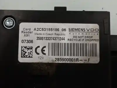 Second-hand car spare part ignition switch for renault laguna iii authentique oem iam references 285900001rf  