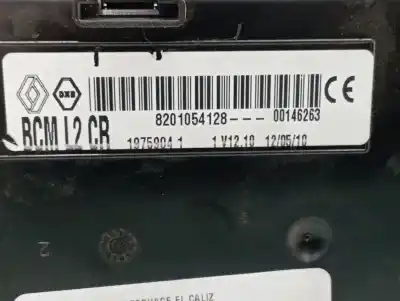 Second-hand car spare part electronic module for renault clio iii 20 aniversario oem iam references 8201054128  