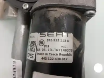 Автозапчасти б/у МОТОР ПЕРЕДНЕГО СТЕКЛООЧИСТИТЕЛЯ за SKODA KAROQ (NU)  ссылки OEM IAM 576955113A  
