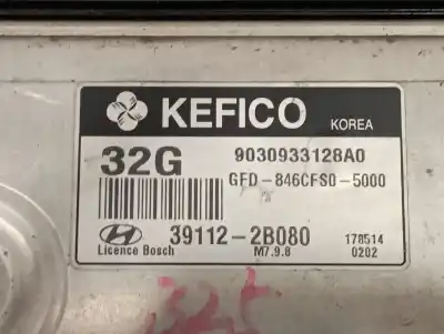 Second-hand car spare part ecu engine control for hyundai i30 style sport oem iam references 391122b080  
