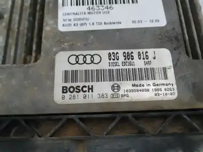 Second-hand car spare part ecu engine control for audi a3 (8p1) 1.9 tdi oem iam references 03g906016j  
