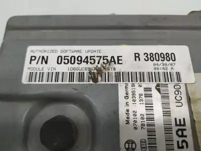 Second-hand car spare part ecu engine control for dodge nitro 2.8 crd 4wd oem iam references 05094575ae  