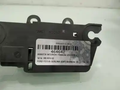 Peça sobressalente para automóvel em segunda mão puxador interior traseiro esquerdo por ford focus berlina (cak) ambiente referências oem iam 3m51r22601bc