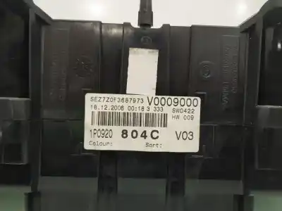 Peça sobressalente para automóvel em segunda mão quadrante por seat leon (1p1) 1.9 tdi referências oem iam 1p0920804c