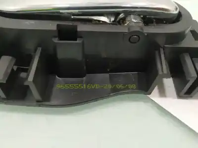 Peça sobressalente para automóvel em segunda mão puxador interior traseiro direito por peugeot 207 sw outdoor referências oem iam 96555516vd