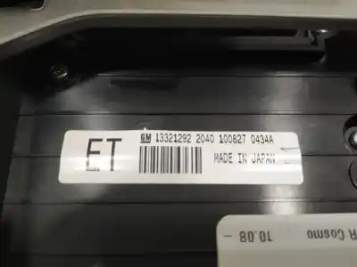 Peça sobressalente para automóvel em segunda mão sistema de áudio / rádio cd por opel insignia sports tourer cosmo referências oem iam 13321292