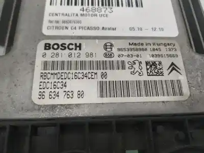 Автозапчасти б/у блок управления двигателем за citroen c4 grand picasso c4 grand picasso ссылки oem iam 9663476380