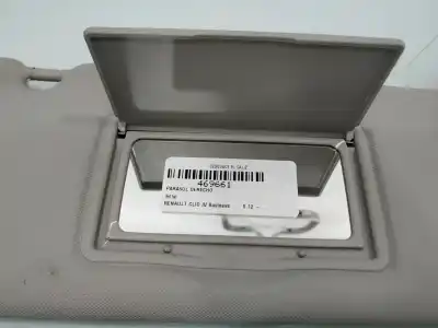 Peça sobressalente para automóvel em segunda mão para-sol direito por renault clio iv business referências oem iam 